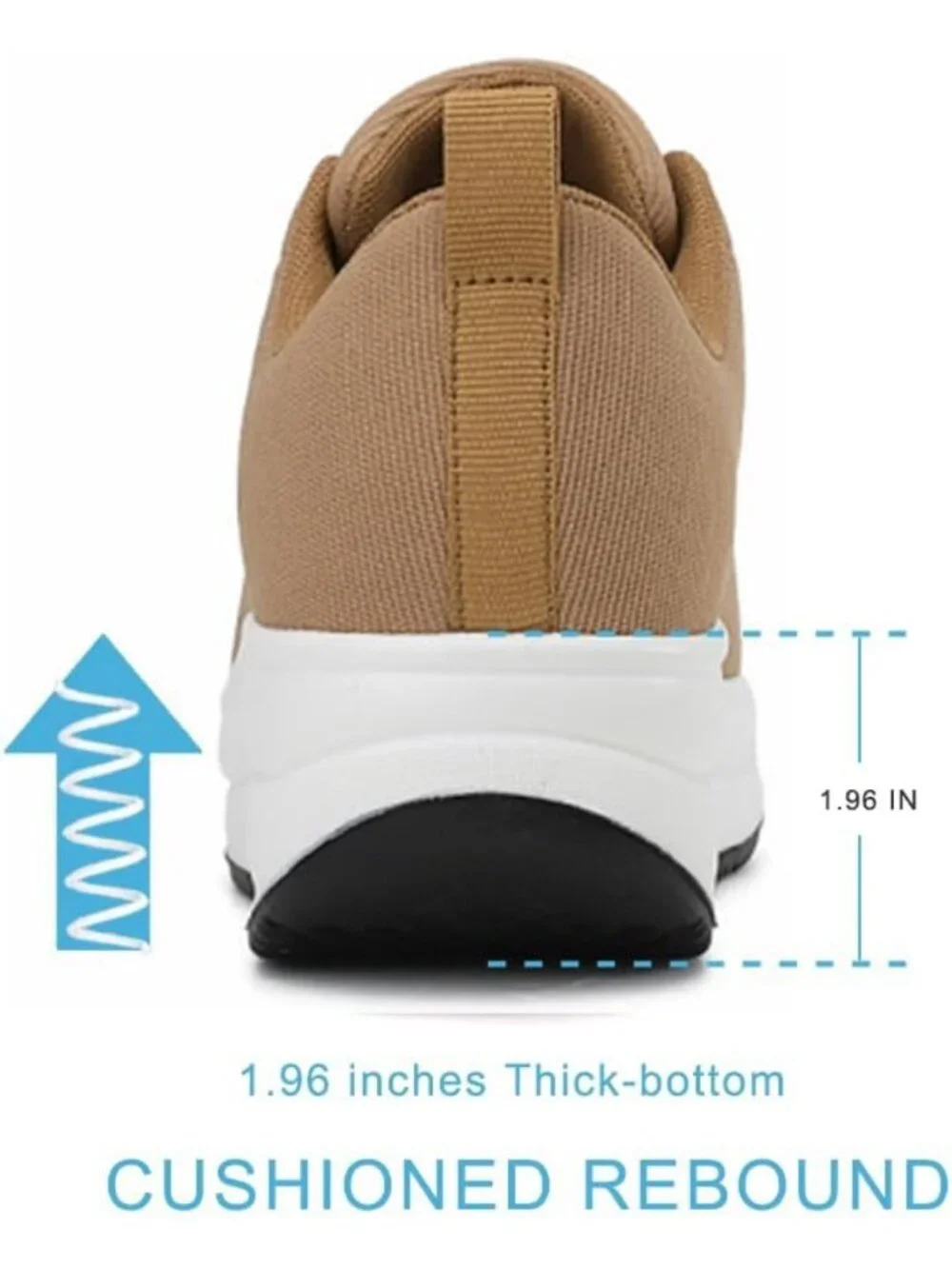 Comfortable Platform Sneakers for Women | Slip-Resistant Wedge Walking Shoes